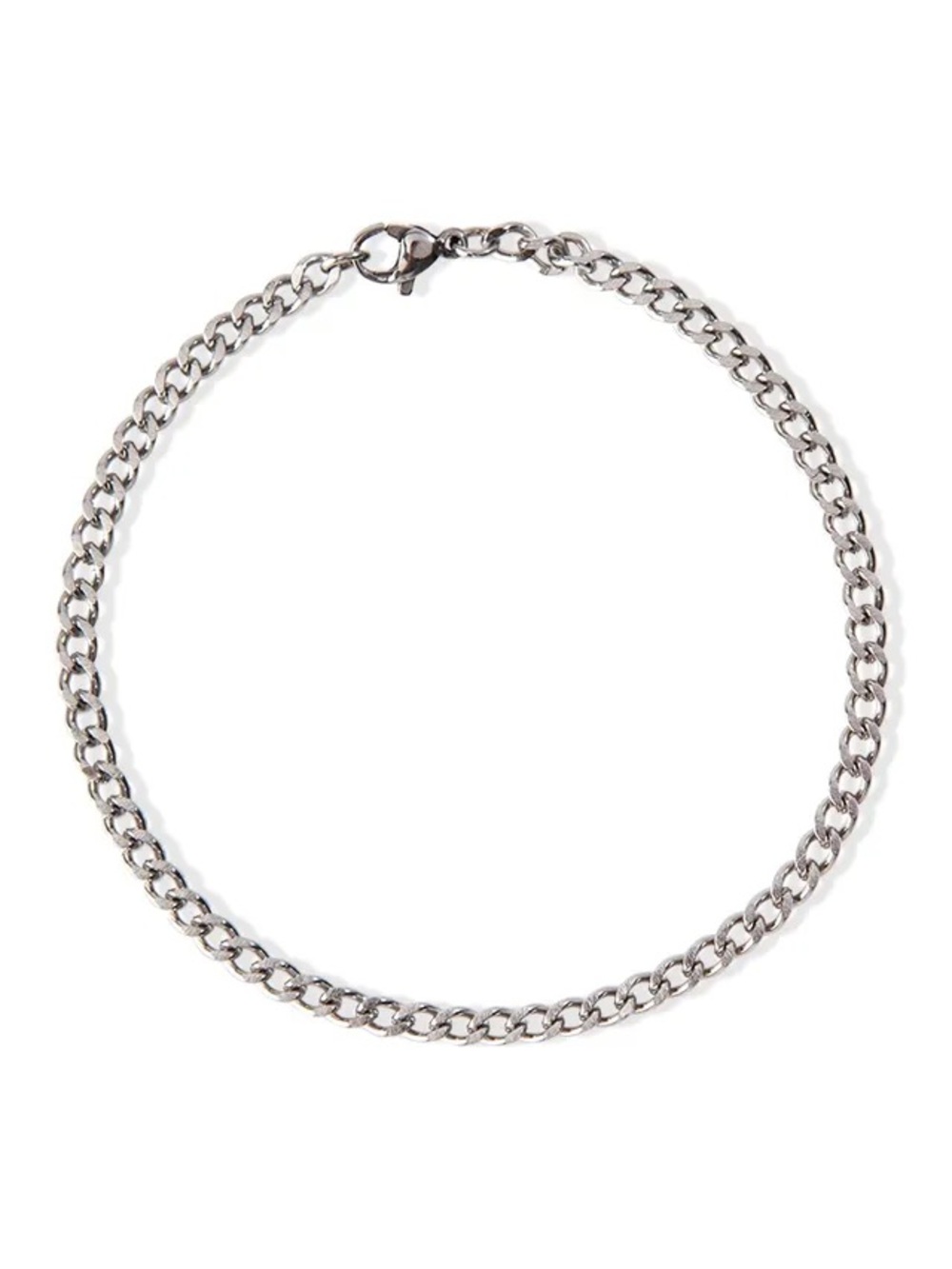 Oliver Cabell 4-mm Cuban chain silver bracelet